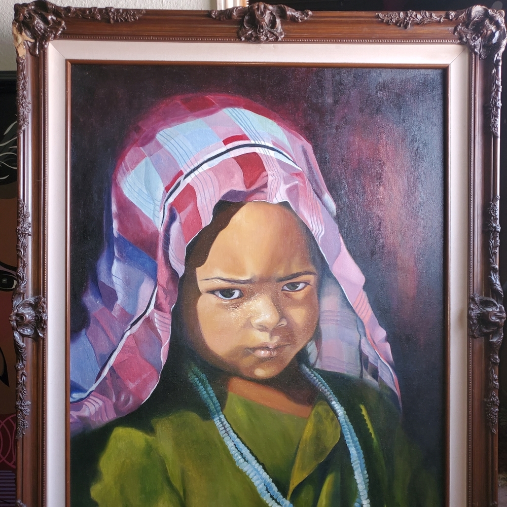 Oil painting on canvas